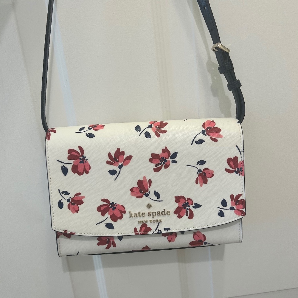 Kate Spade Staci Tea Garden Floral Crossbody Purse